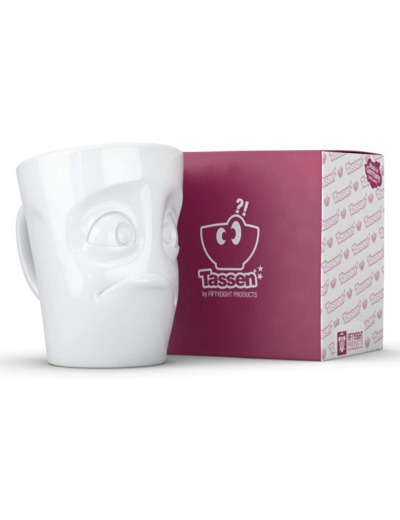 Mug visage HUMEUR - Perplexe  - 350 ml