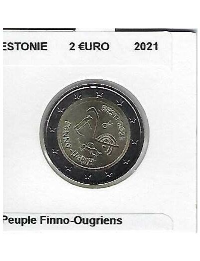 ESTONIE 2021 2 EURO COMMEMORATIVE PEUPLE FINNO-OUGRIENS SUP