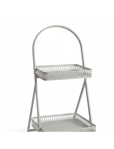 Etagére à plantes gris patiné 35x22x88cm