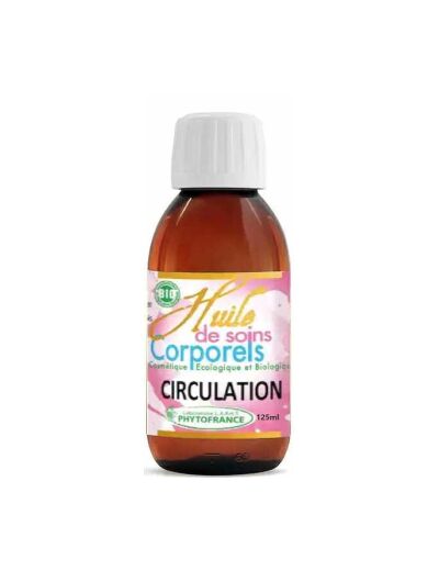 Huile de soins Circulation bio 125ml