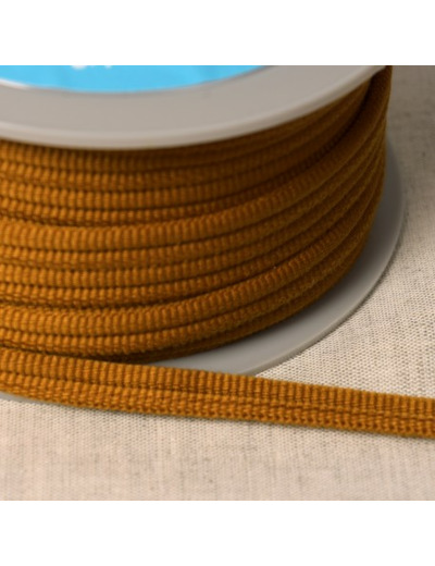 Double passepoil 518 Cuivre C155 9mm 100%polyester le mètre 518c155