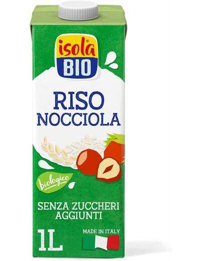 Boisson riz noisette 1L Isola Bio