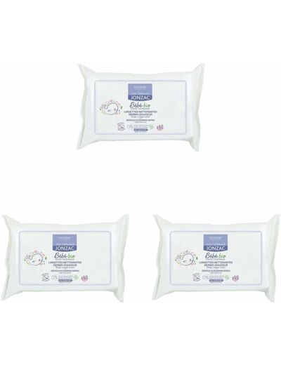 Lingettes nettoyantes dermo douce BB(40) Jonzac Bebe Bio