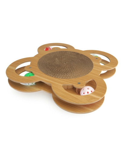 Griffoir + 4 balles - 35 x 35 x 4cm