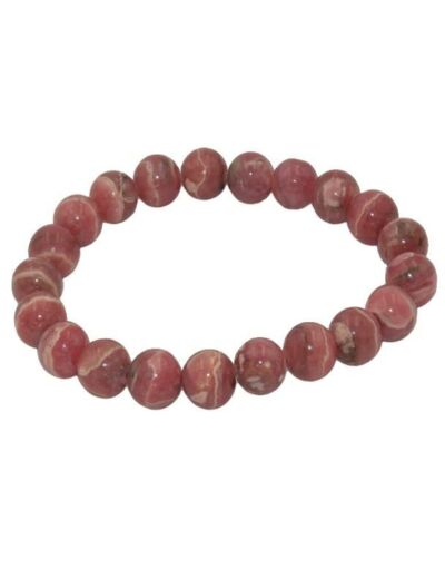 Bracelet en rhodochrosite 8 mm