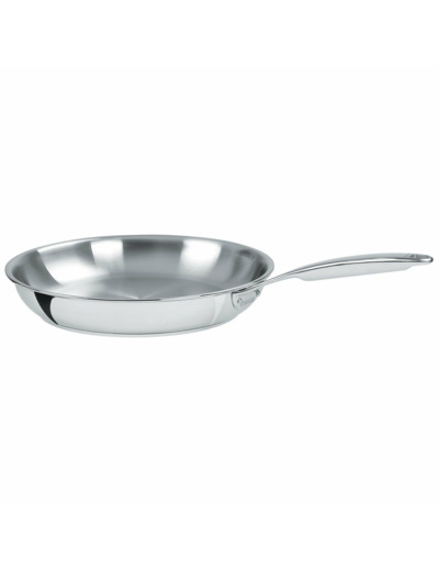 OFFRE 2 POELES CASTEL'PRO 5 PLY INOX - 24 ET 28 CM