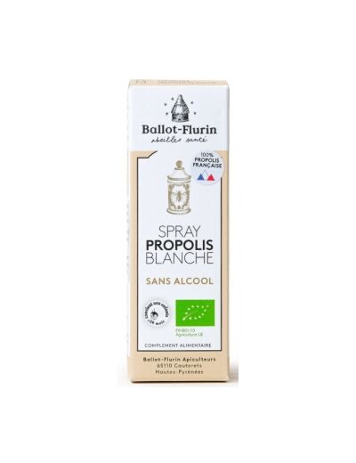 Spray propolis blanche sans alcool 15ml