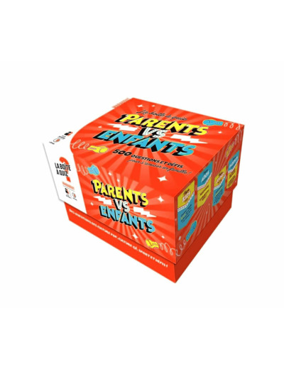 LA BOITE PARENTS VS ENFANTS - 500 QUESTIONS ET DEFIS POUR S'AMUSER EN FAMILLE !