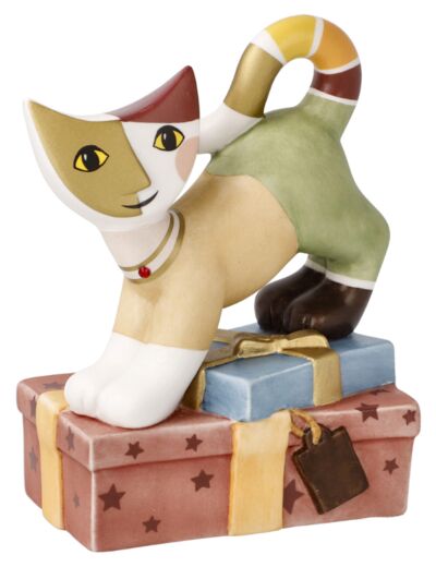 GOEBEL Chat de Rosina Wachtmeister - Figure Aspettando Il Natale - Porcelaine