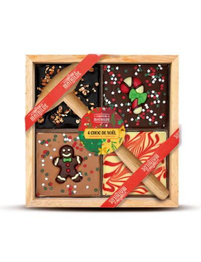 Chocolat à casser 4 en 1 Noël 350g