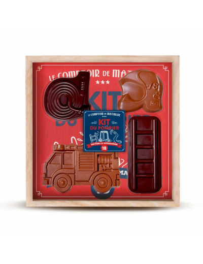 Kit du Pompier- Chocolats Noir et Lait