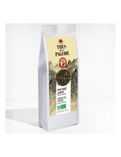 Thé vert Jasmin Bio-100g-Thés de la Pagode