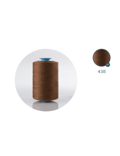 ZX 35 - 438 PAIN BRULE FIL À COUDRE 100% POLYESTER TRÈS RÉSISTANT bobine 500m