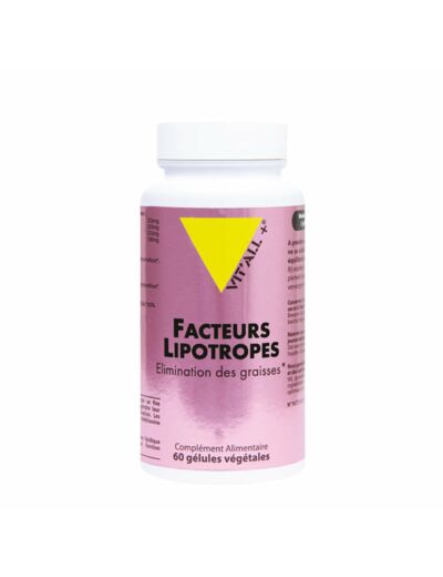 Facteurs Lipotropes-60 gélules végétales-Vit'all+