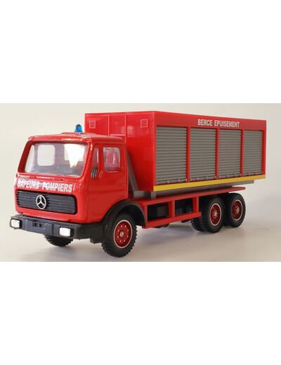 CAMION MERCEDES POMPIER BERCE EPUISEMENT SOLIDO 1/60 SANS BOITE