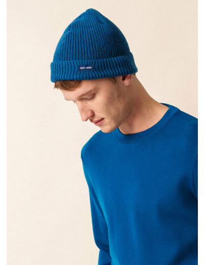 Bonnet uni Perlé en laine