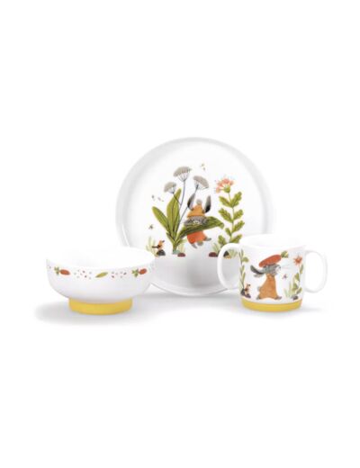 Set de vaisselle en porcelaine Moulin Roty