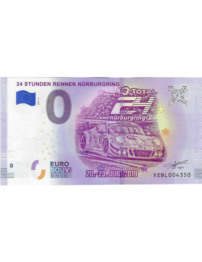 ALLEMAGNE 2019- 2 24 STUDEN RENNEN BILLET SOUVENIR 0 EURO TOURISTIQUE  NEUF