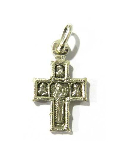 Croix en Argent 925- 2x1,4cm - VIERGE A L'ENFANT