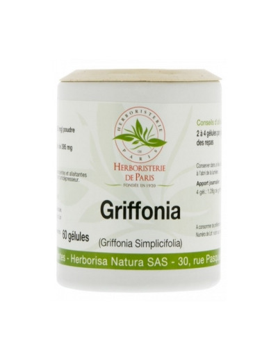 Griffonia simplicifolia fruit 320mg 60 Gélules