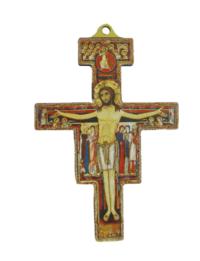 Croix de Saint Damien en Bois 8cm
