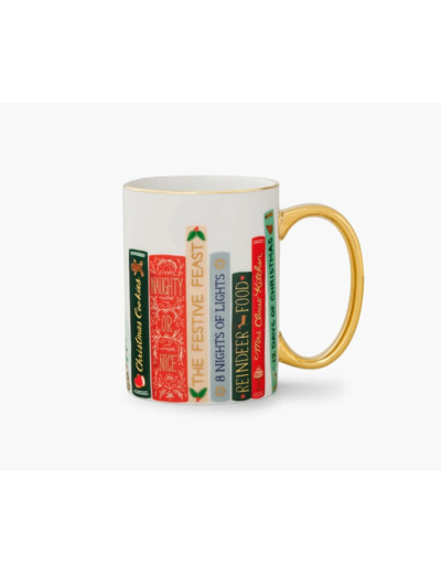 Mug Festive Book Porcelaine- Rifle Paper Co