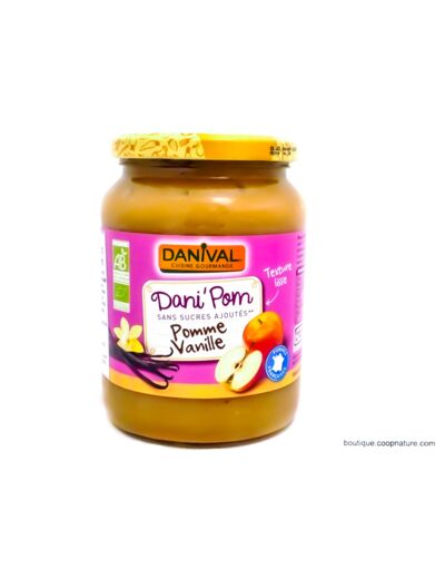 Dani'Pom Compote Pomme Vanille Bio 700g
