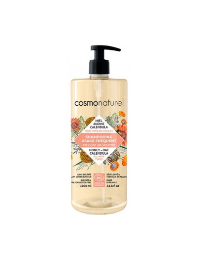 Shampoing usage fréquent Miel Calendula Avoine 1L