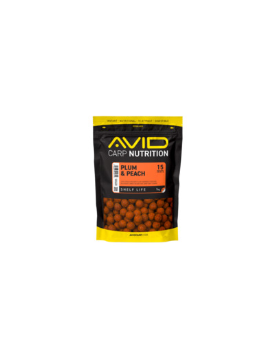boilies plum et peach avid carp