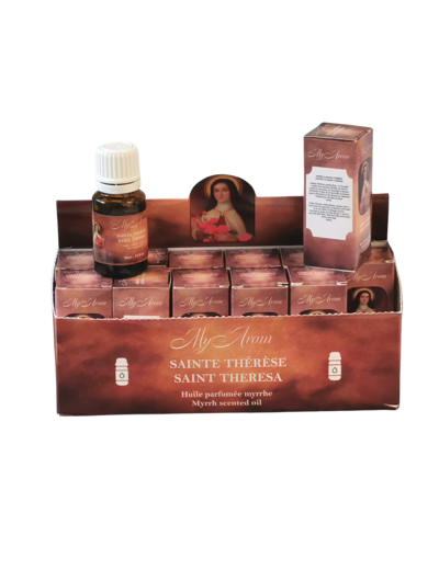 Flacon d'Huile Parfumée 10ml Sainte Thérèse/Myrrhe
