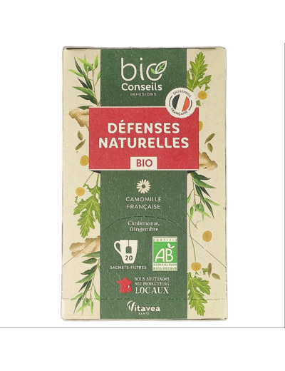 Infusion Défenses Naturelles 20 Sachets 28g Bio