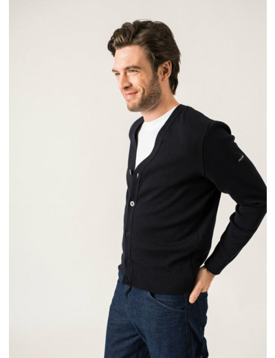 Cardigan en laine Equipage à coudières