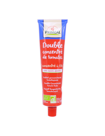 Double Concentré (28%) de Tomates Bio 200g