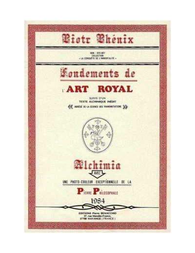 Les fondements de l’Art Royal