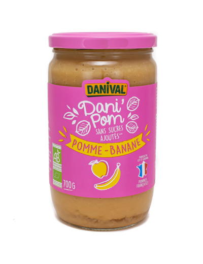 Purée de Pomme Banane Dani Pom Bio 700g