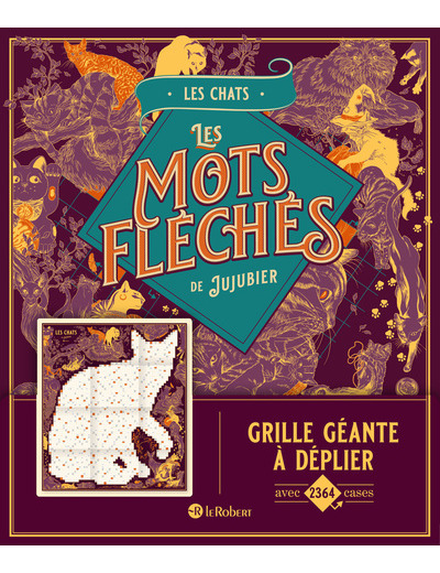 Les chats - Les mots fléchés de Jujubier - Grille géante