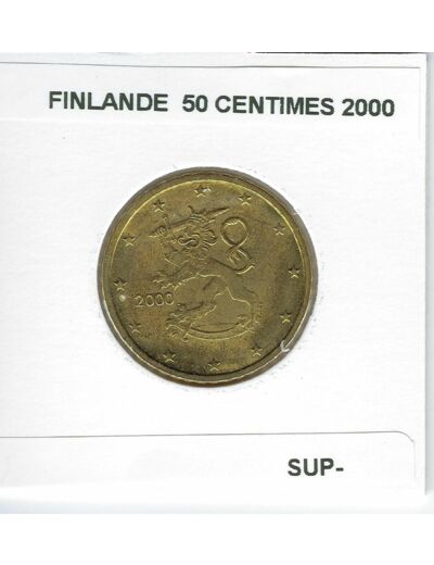 FINLANDE 2000 50 CENTIMES SUP-