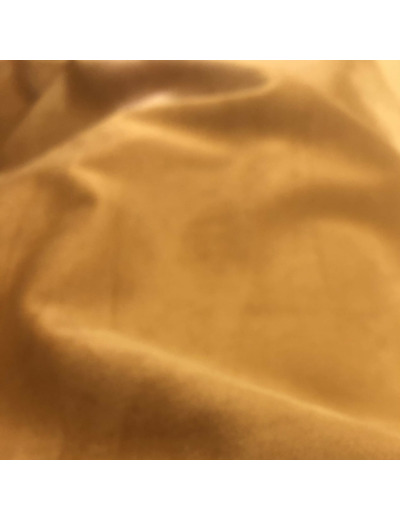 Velours uni Scala MOUTARDE col 13 laize 150cm 90000t
