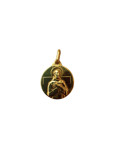 Médaille 18mm en Laiton - ST FRANCOIS