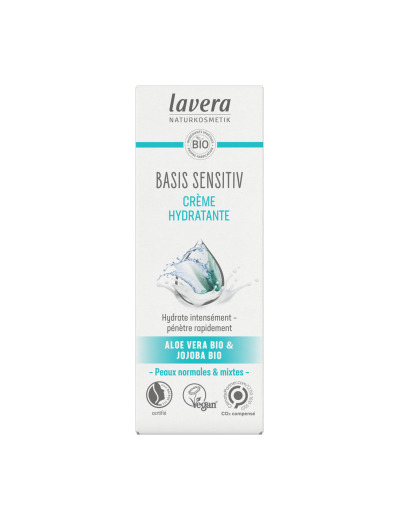 Crème hydratante Jojoba et Aloé Vera Basis Sensitiv 50ml