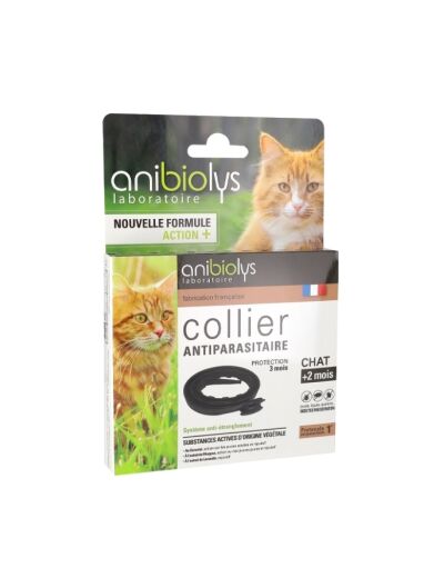 Collier antiparasitaire chat adulte 35cm