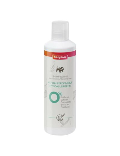 Gamme EXPERTS, Shampooing Hypoallergénique pour chien et chat - 250 ml