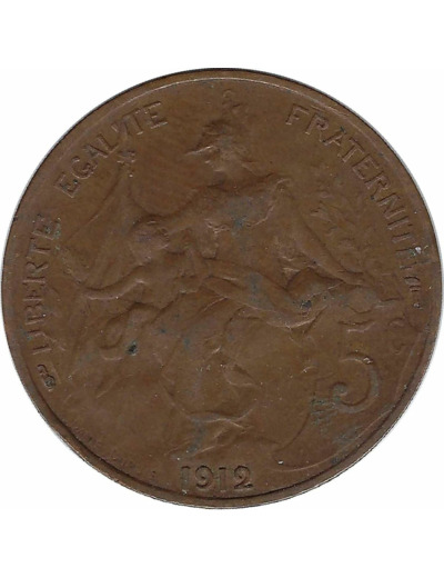 FRANCE 5 CENTIMES DUPUIS 1912 TTB