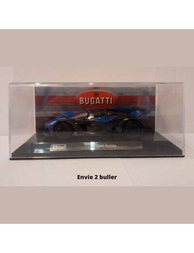 Bugatti Bolide W16 8.0 Four Turbo 2020 Bleue Bburago 1/43