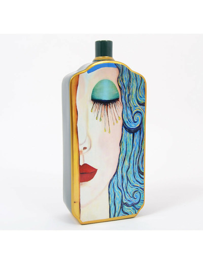 Vase Joelina visage céramique 21x10x48cm