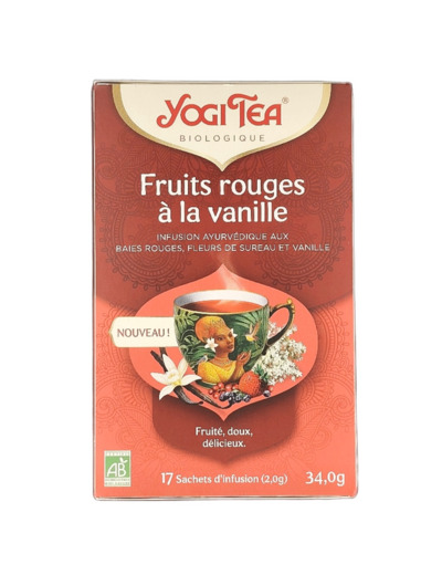 Fruits Rouges à la Vanille 17 Sachets Bio