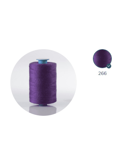 ZX 35 - 266 VIOLET FIL À COUDRE 100% POLYESTER TRÈS RÉSISTANT bobine 500m