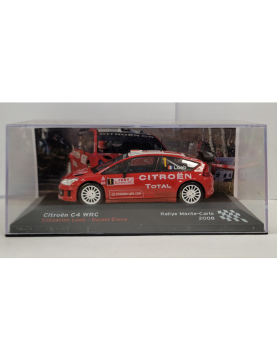 CITROEN C4 WRC MONTE CARLO 2008 S. LOEB 1/43 BOITE D'ORIGINE