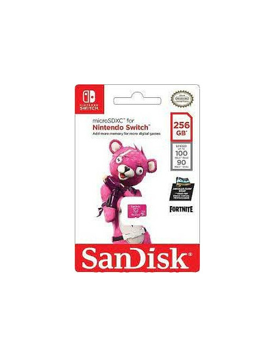 SanDisk 256GB microSDXC Card Licensed for Nintendo Switch, Fortnite Edition