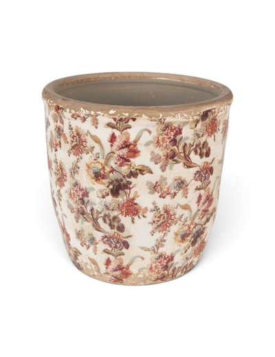 Pot de fleur d'intérieur Beige Rose 16x16cm